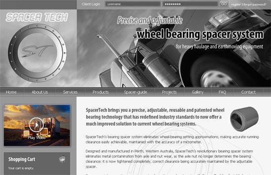 SpacerTech website