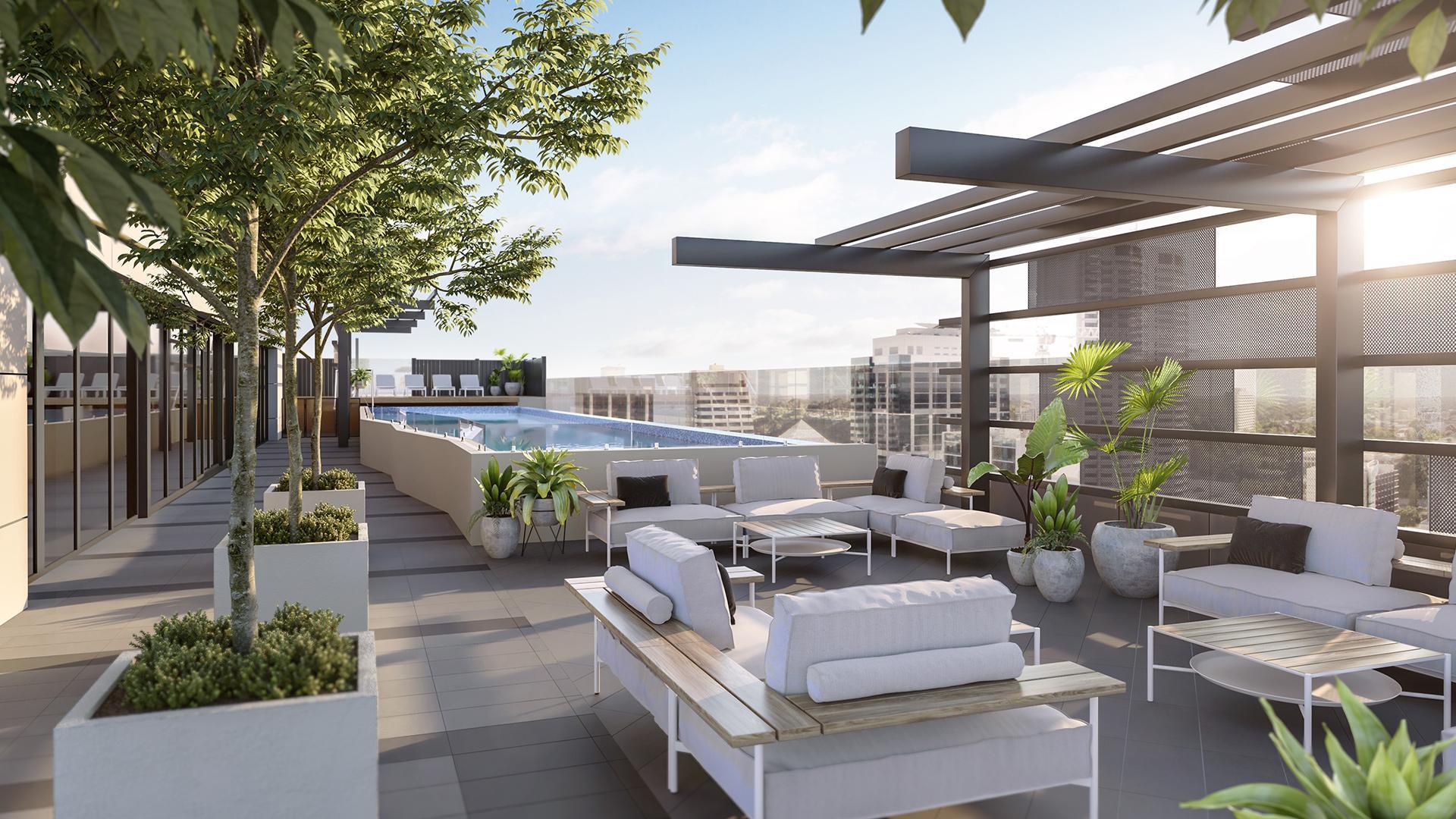 NV Apartments Perth - Rooftop CG Render by Constructive Media